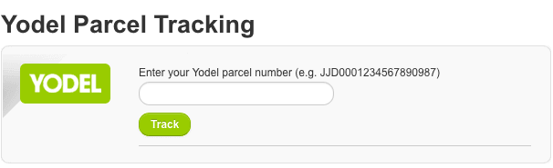 yodel tracking site